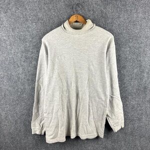White Mountain Light Gray Turtleneck Sweater